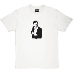 Johnny Cash Cigarette Design T-Shirt -ThinkWear Collective Sales cashcigarette whitetshirt