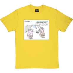 Caveman Door T-Shirt -ThinkWear Collective Sales caveman door tshirt yellowtshirt