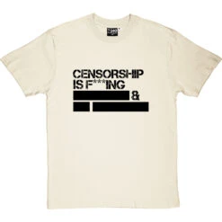 Censorship T-Shirt -ThinkWear Collective Sales censorship tshirt 1 naturaltshirt