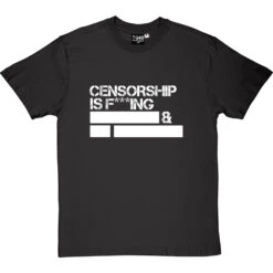 Censorship T-Shirt -ThinkWear Collective Sales censorship tshirt 2 charcoaltshirt