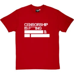 Censorship T-Shirt -ThinkWear Collective Sales censorship tshirt 2 redtshirt