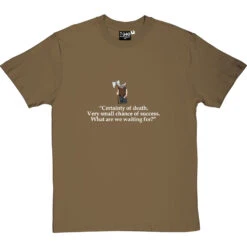 Gimli: Certainty Of Death Quote T-Shirt -ThinkWear Collective Sales certainty of death tshirt 2 olivetshirt