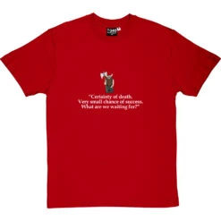 Gimli: Certainty Of Death Quote T-Shirt -ThinkWear Collective Sales certainty of death tshirt 2 redtshirt