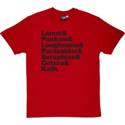 Chicago Line-Up T-Shirt -ThinkWear Collective Sales chicago line up tshirt 1 redtshirt
