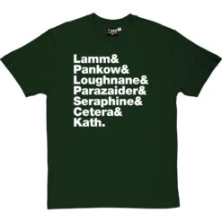 Chicago Line-Up T-Shirt -ThinkWear Collective Sales chicago line up tshirt 2 bottlegreentshirt
