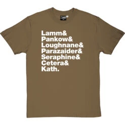 Chicago Line-Up T-Shirt -ThinkWear Collective Sales chicago line up tshirt 2 olivetshirt