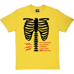 My Favourite Childhood Memory T-Shirt -ThinkWear Collective Sales childhood memory tshirt 1 yellowtshirt