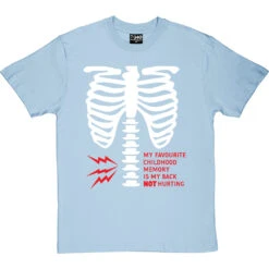 My Favourite Childhood Memory T-Shirt -ThinkWear Collective Sales childhood memory tshirt 2 skybluetshirt