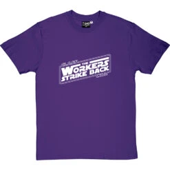 Class War: The Workers Strike Back T-Shirt -ThinkWear Collective Sales class war tshirt 2 purpletshirt