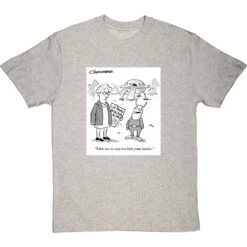 "Take Me To Anyone But Your Leader" T-Shirt -ThinkWear Collective Sales clive goddard anyone but your leader tshirt lightoxfordtshirt