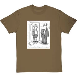 Being Horrible To Foreigners T-Shirt -ThinkWear Collective Sales clive goddard being horrible to foreigners tshirt olivetshirt