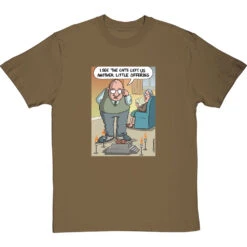 Cat Offering T-Shirt -ThinkWear Collective Sales clive goddard cat offering tshirt olivetshirt