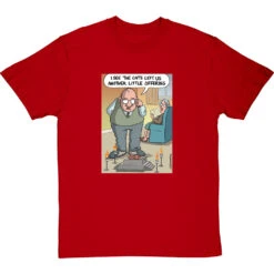 Cat Offering T-Shirt -ThinkWear Collective Sales clive goddard cat offering tshirt redtshirt