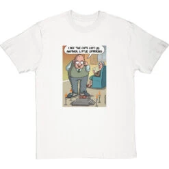 Cat Offering T-Shirt -ThinkWear Collective Sales clive goddard cat offering tshirt whitetshirt
