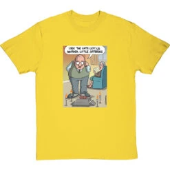 Cat Offering T-Shirt -ThinkWear Collective Sales clive goddard cat offering tshirt yellowtshirt