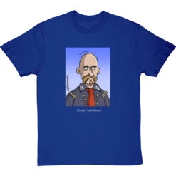 Custer's Last Strand T-Shirt -ThinkWear Collective Sales clive goddard custers last strand tshirt 178 royalbluetshirt