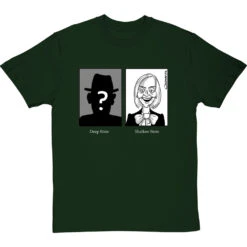 Deep State/Shallow State T-Shirt -ThinkWear Collective Sales clive goddard deep state shallow state tshirt 178 bottlegreentshirt