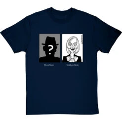 Deep State/Shallow State T-Shirt -ThinkWear Collective Sales clive goddard deep state shallow state tshirt 178 navybluetshirt
