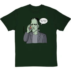 "New Brain, Who Dis?" T-Shirt -ThinkWear Collective Sales clive goddard frankensteins new brain tshirt bottlegreentshirt