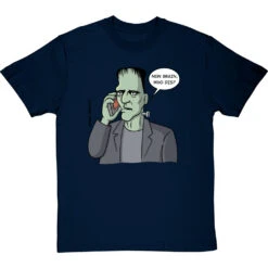 "New Brain, Who Dis?" T-Shirt -ThinkWear Collective Sales clive goddard frankensteins new brain tshirt navybluetshirt