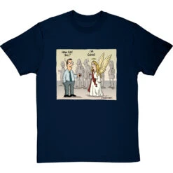 "How Are You?", "I'm Good" (Colour) T-Shirt -ThinkWear Collective Sales clive goddard good angel colour tshirt navybluetshirt