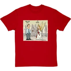 "How Are You?", "I'm Good" (Colour) T-Shirt -ThinkWear Collective Sales clive goddard good angel colour tshirt redtshirt