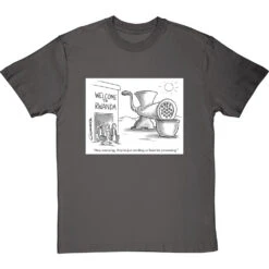 Rwanda Processing T-Shirt -ThinkWear Collective Sales clive goddard rwanda processing tshirt charcoaltshirt