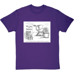 Rwanda Processing T-Shirt -ThinkWear Collective Sales clive goddard rwanda processing tshirt purpletshirt