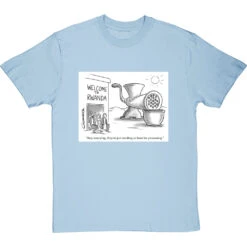 Rwanda Processing T-Shirt -ThinkWear Collective Sales clive goddard rwanda processing tshirt skybluetshirt