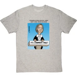 Three Word Slogan T-Shirt -ThinkWear Collective Sales clive goddard three word slogan tshirt 179 lightoxfordtshirt