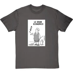 Trickle Down T-Shirt -ThinkWear Collective Sales clive goddard trickle down tshirt charcoaltshirt