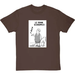 Trickle Down T-Shirt -ThinkWear Collective Sales clive goddard trickle down tshirt hazelnuttshirt