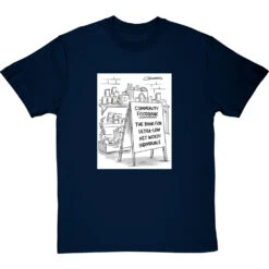 Bank For Ultra-Low Net-Worth Individuals T-Shirt -ThinkWear Collective Sales clive goddard ultra low net worth tshirt navybluetshirt