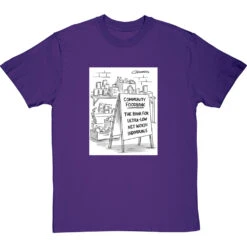 Bank For Ultra-Low Net-Worth Individuals T-Shirt -ThinkWear Collective Sales clive goddard ultra low net worth tshirt purpletshirt