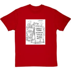 Bank For Ultra-Low Net-Worth Individuals T-Shirt -ThinkWear Collective Sales clive goddard ultra low net worth tshirt redtshirt