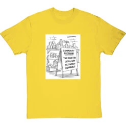 Bank For Ultra-Low Net-Worth Individuals T-Shirt -ThinkWear Collective Sales clive goddard ultra low net worth tshirt yellowtshirt