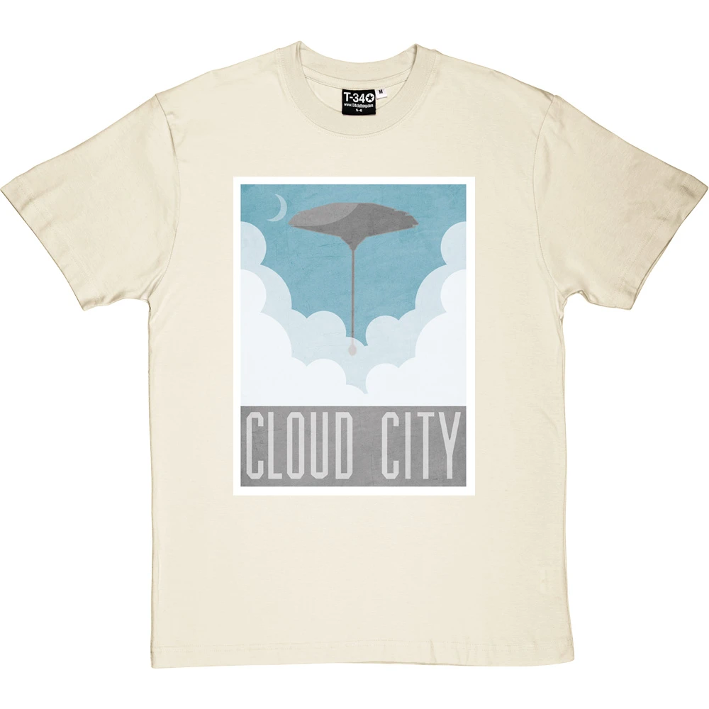 Cloud City Travel Poster T-Shirt 1 Cloud City Travel Poster T-Shirt