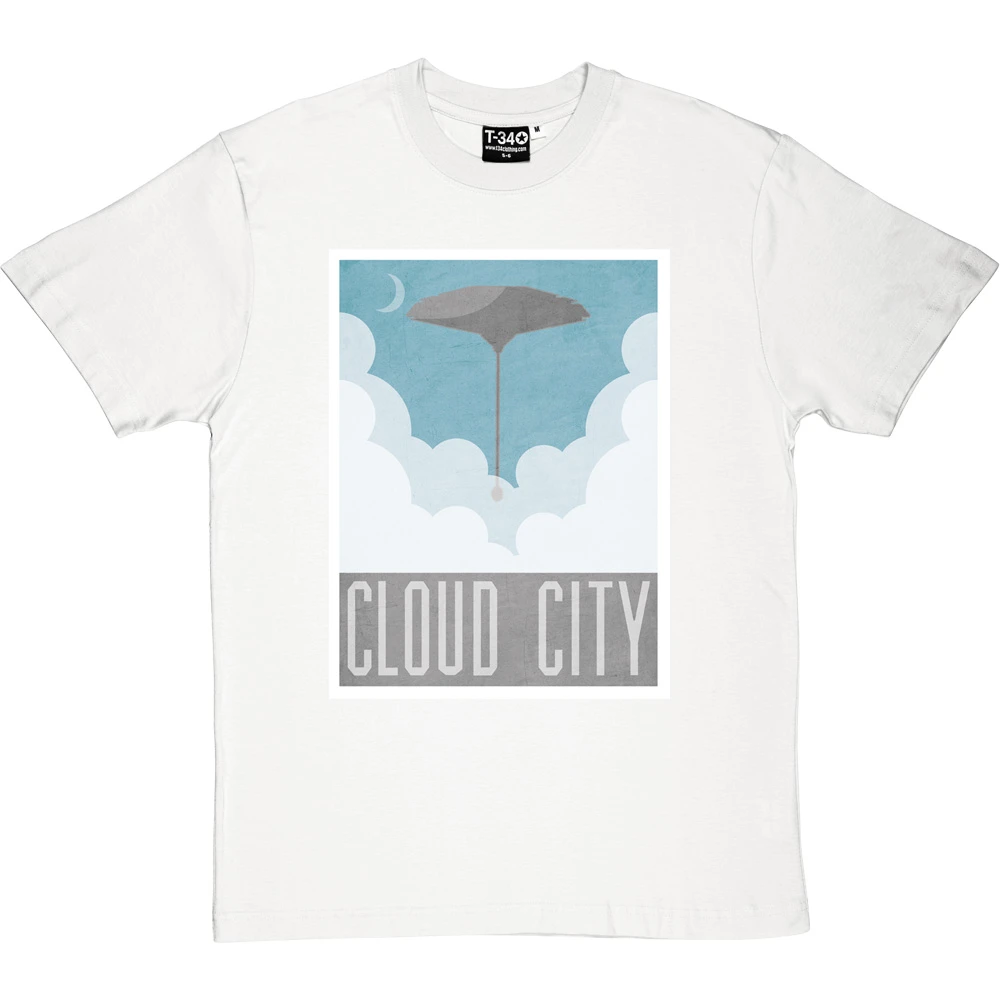 Cloud City Travel Poster T-Shirt 2 Cloud City Travel Poster T-Shirt - Image 2