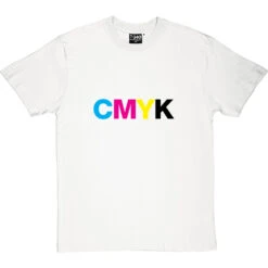 CMYK T-Shirt -ThinkWear Collective Sales cmyk tshirt whitetshirt