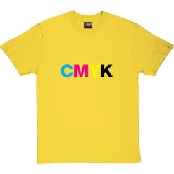 CMYK T-Shirt -ThinkWear Collective Sales cmyk tshirt yellowtshirt