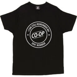 I Can Still Remember My Co-Op Divi Number T-Shirt 23 I Can Still Remember My Co-Op Divi Number T-Shirt -ThinkWear Collective Sales co op divi tshirt 2 black mens v neck tshirt