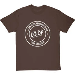 I Can Still Remember My Co-Op Divi Number T-Shirt 30 I Can Still Remember My Co-Op Divi Number T-Shirt -ThinkWear Collective Sales co op divi tshirt 2 hazelnuttshirt