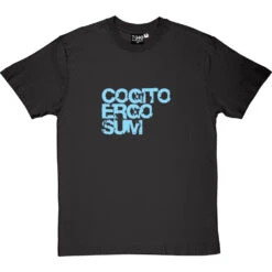Cogito Ergo Sum T-Shirt -ThinkWear Collective Sales cogitoergosum charcoaltshirt