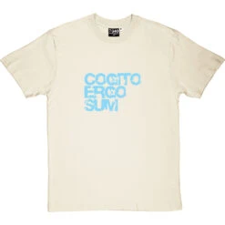 Cogito Ergo Sum T-Shirt -ThinkWear Collective Sales cogitoergosum naturaltshirt