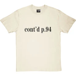 Cont. P94 T-Shirt -ThinkWear Collective Sales cont p94 tshirt 1 naturaltshirt