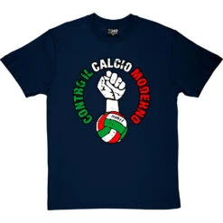 Contro Il Calcio Moderno T-Shirt -ThinkWear Collective Sales contre il calcio moderno tshirt navybluetshirt