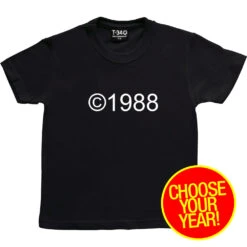Personalised Copyright T-Shirt -ThinkWear Collective Sales copyright tshirt blackkidstshirt