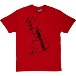 Cornwall Right, Everywhere Else Wrong T-Shirt -ThinkWear Collective Sales cornwall right wrong tshirt 1 redtshirt