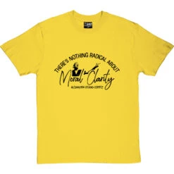 There's Nothing Radical About Moral Clarity T-Shirt -ThinkWear Collective Sales cortez moral clarity tshirt 1 yellowtshirt