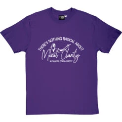There's Nothing Radical About Moral Clarity T-Shirt -ThinkWear Collective Sales cortez moral clarity tshirt 2 purpletshirt
